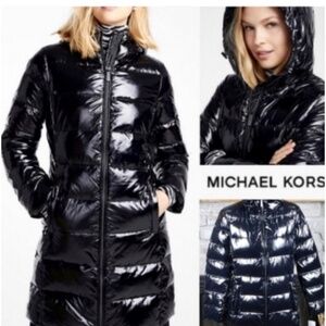 Micheal Kors Knee Length Down Coat